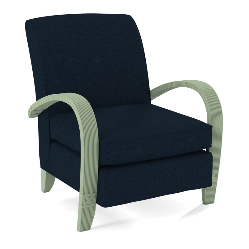 Vero Armchair, White Sugar Performance; 0863-91, Celery