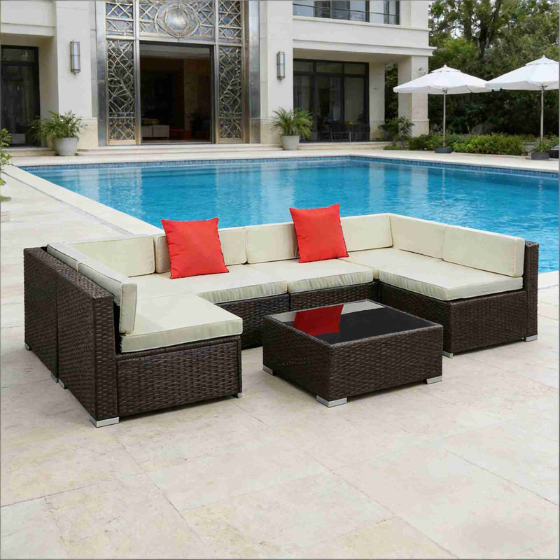 Ensemble de canapé modulaire de patio