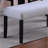 Transitional 1Pc Charcoal Dining Bench, Soft Fabric Wrapped, Rubber Wood Legs, 19" Tall Contemporary Upholstered 16" Width
