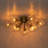 Toie Glass Semi Flush Mount