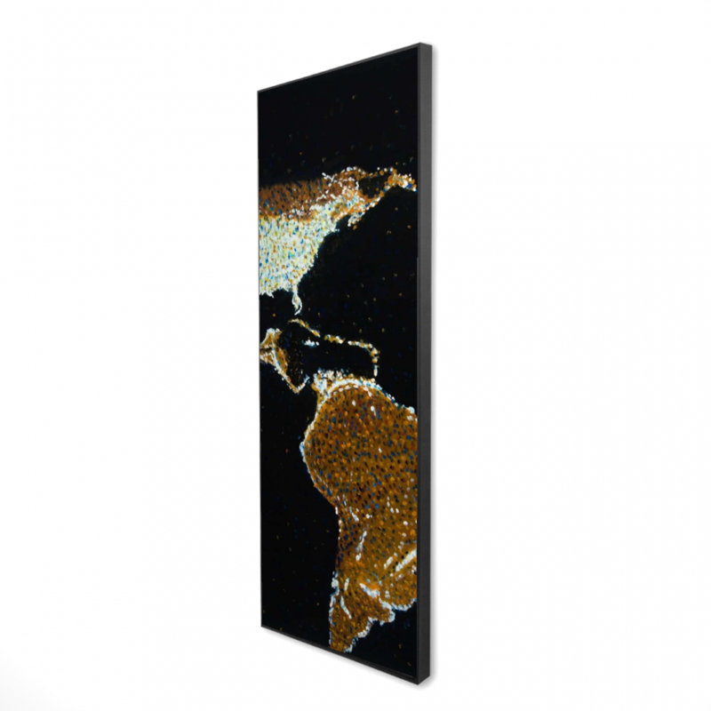 «American Continent At Night» sur