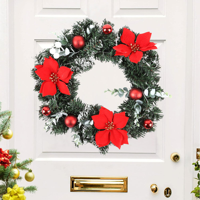 Faux Lighted 15.7'' Wreath