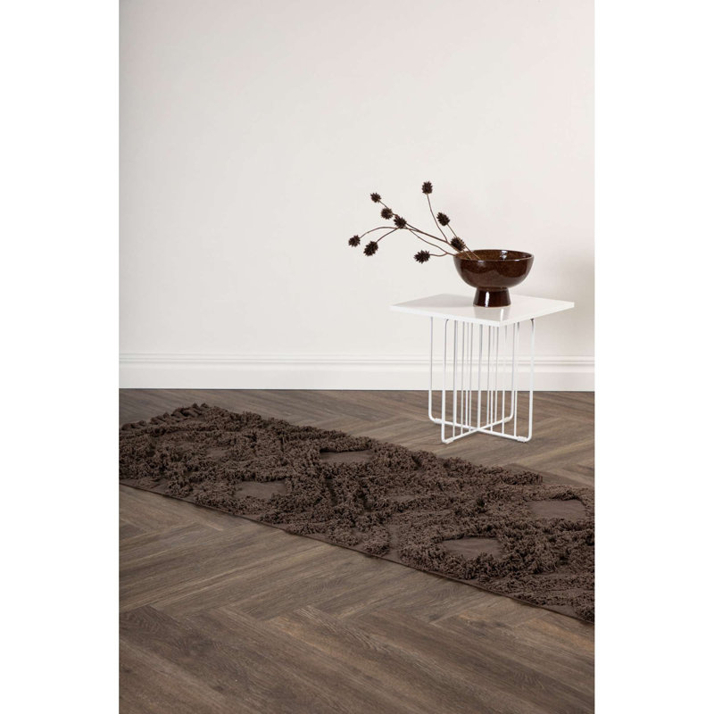 No Pattern And Not Solid Colour Hand Woven 200cm X 70cm Area Rug
