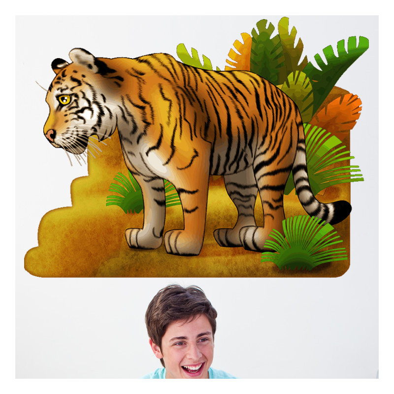 Animals Non-Wall Damaging Wall Decal, 18" H x 24" W
