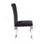 Ensemble de 2 chaises d'appoint rembourrées en tissu
