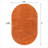 Antto Solid Low-Pile Orange Rug-221582194