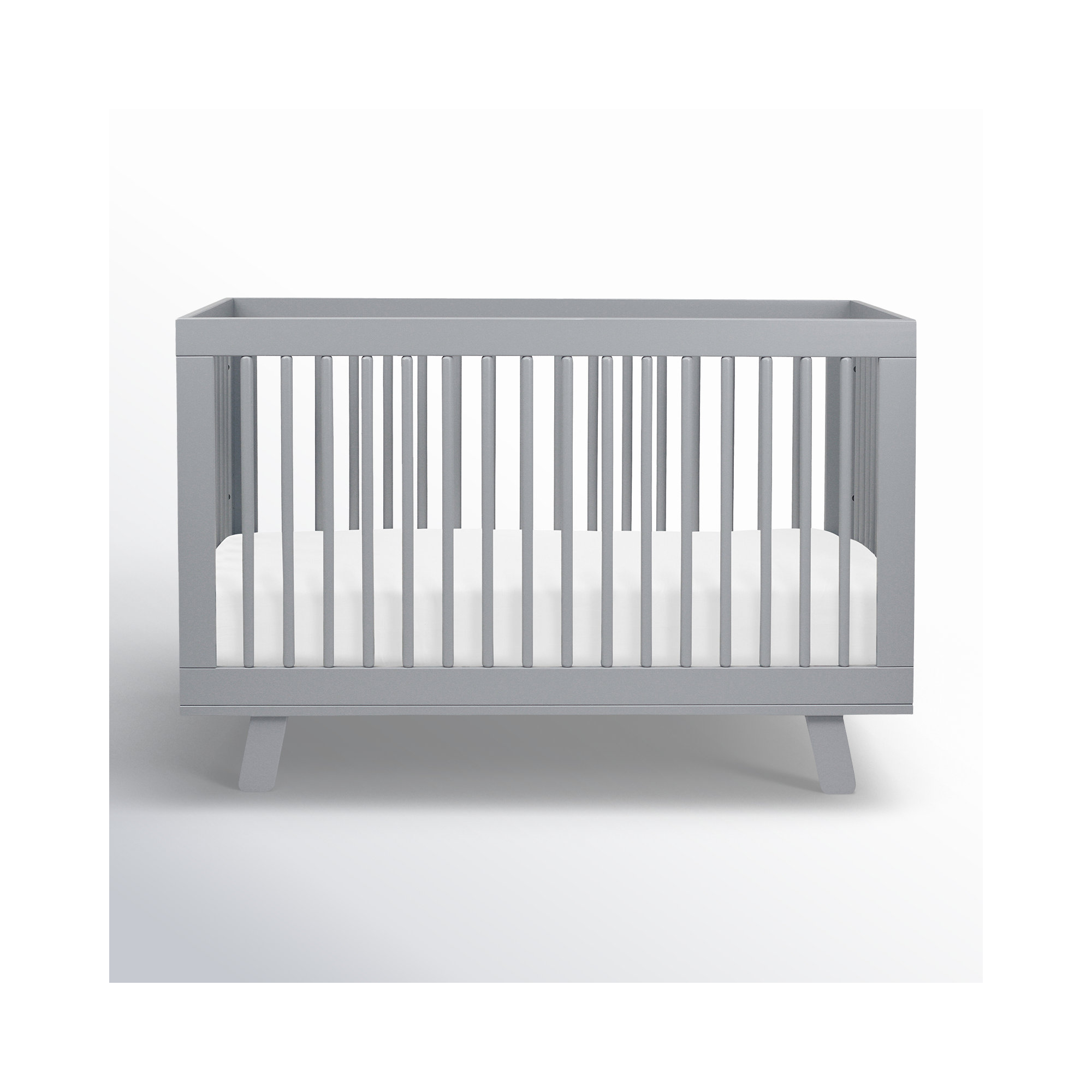 Hudson 3-in-1 Convertible Crib, Gray
