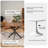 Adileny Round Metal Base Dining Table