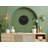 Stylish Decorative Wall Clock, 11.8 Inch Diameter, Black & Yellow | Durable 100% Plastic with Real Glass Cover, 1.8 Inch Thickness | Perfect for Home, Office, or Kitchen Décor, Modern Design & Easy to Read-105523910
