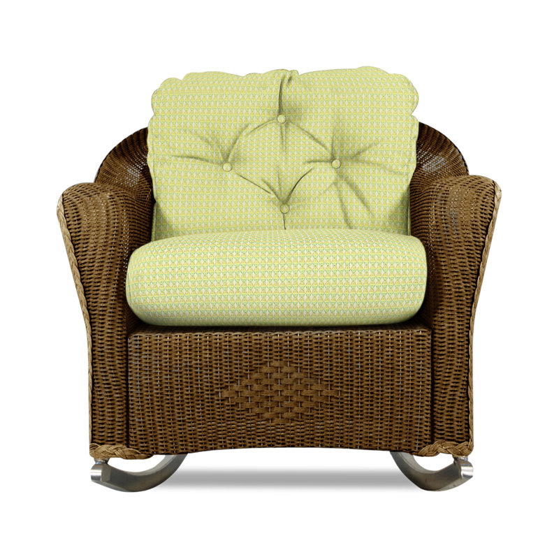 Reflections Outdoor Rocker Chair, Demo Stone, Bark