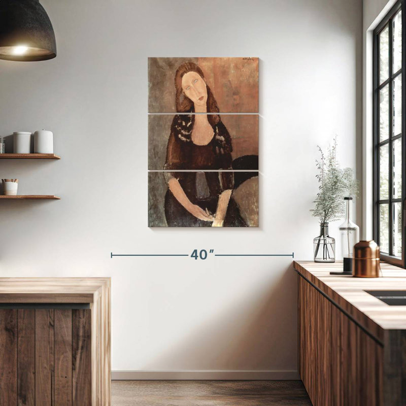 Leisha, portrait de Jeann Hebuterne, H 38 po x l 24 po