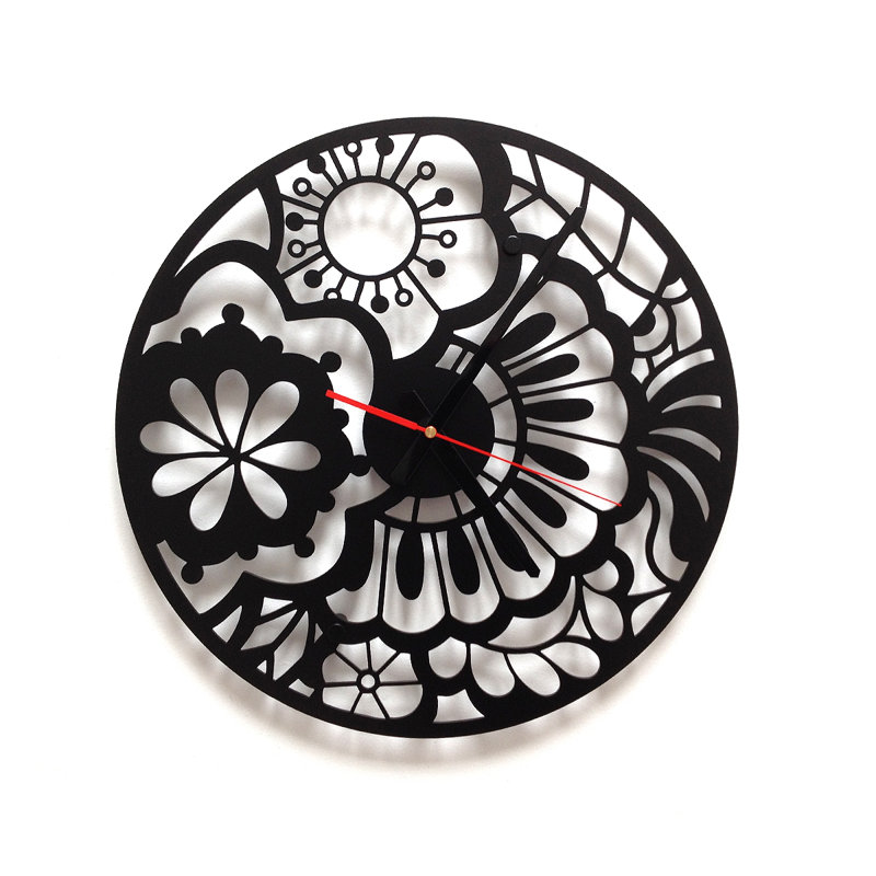 Floro Metal Wall Clock