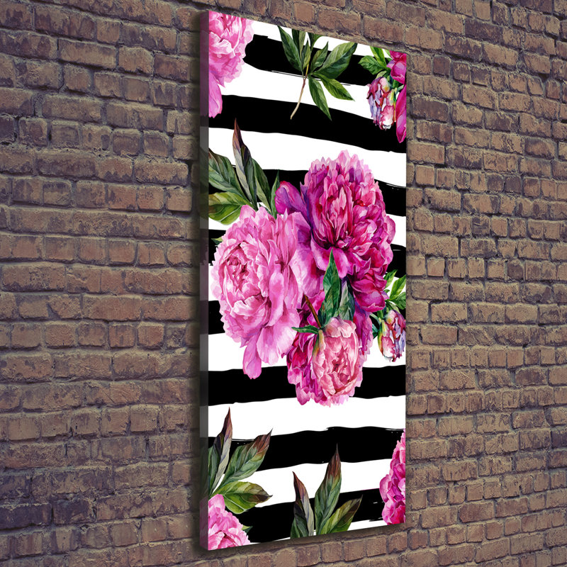 Peonies - Wrapped Canvas Print