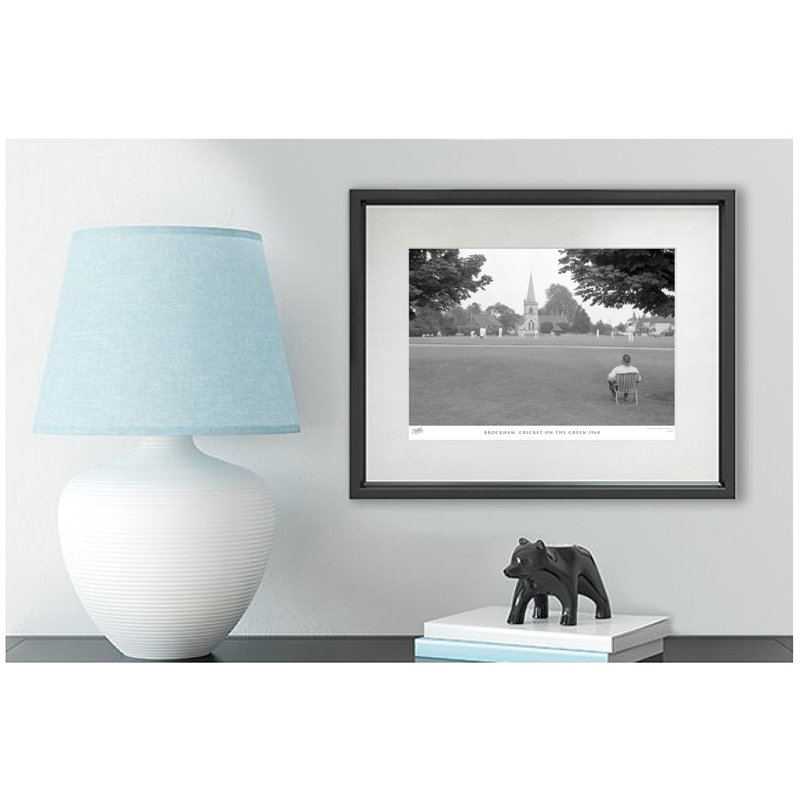 Brockham, Cricket On The Green 1968 by Francis Frith - Single Picture Frame Print, 45cm H x 60cm W x 2.3cm D