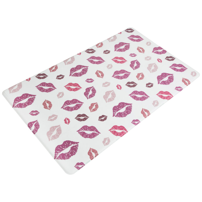 Abstract Water Resistant Kitchen Mat