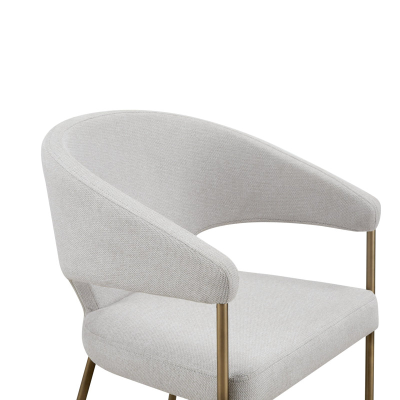 Chaise avec accoudoirs sans finition Tavaras