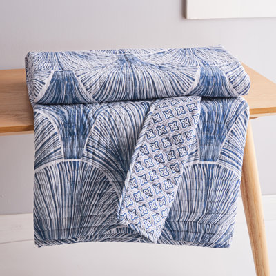 Wexford Grey  Quilted Throw