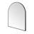 Black Metal Framed Arched Wall Mirror Bathroom/Vanity Mirror-395138803