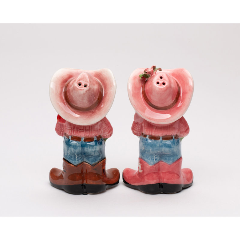 Cowboy et cow-boy grenouille sel et poivre