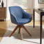 Upholstered Swivel Armchair-1291477769