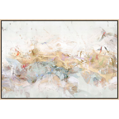 Gilded Effusion Painting by D’Alessandro Léon