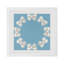 Serviettes de table en satin de coton Pearl Bow-124988376