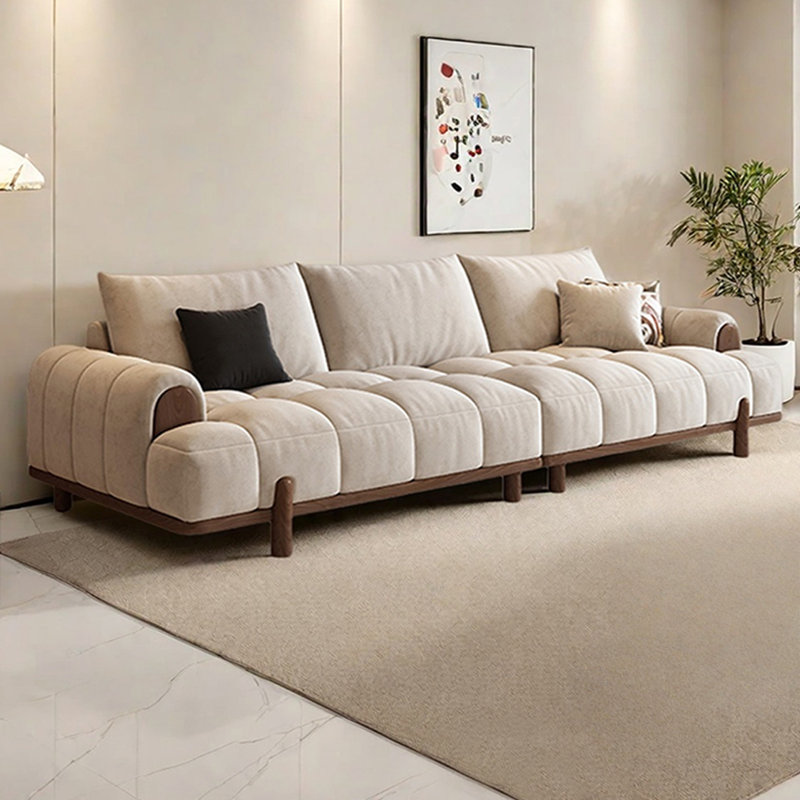 Canapé moderne de style français, H 31,49 po x l 122 po x P 37 po, 4