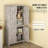 Freestanding Storage Cabinet,Kitchen Pantry with Adjustable Shelves-572886969