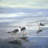 Marine Blue Framed Canvas - Three Gulls Home Decor Art