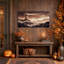 Art mural sur toile, "Phare brillant sur une côte rocheuse"-766296347