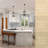 24" 4-Light Modern Farmhouse Lantern Pendant Light, Open Design, Rattan Accents + Black Finish
