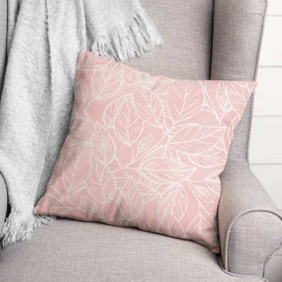 Housse de coussin d'extérieur carré Watercolor Leaf
