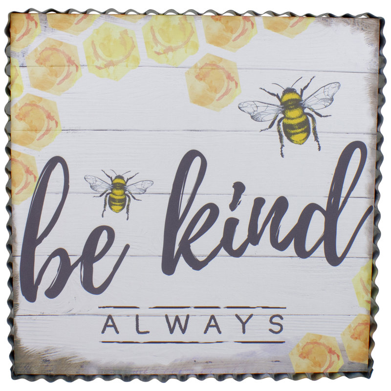 Art mural en toile 12 "Be Kind Always"