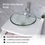 Ensemble de meuble-lavabo 48 po avec lavabo en verre, comptoir en bois, 2 armoires latérales, robinet-64565902