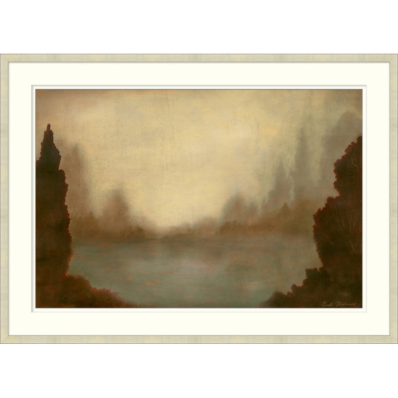 Golden Af Après-midi 1 - Peinture encadrée sur papier