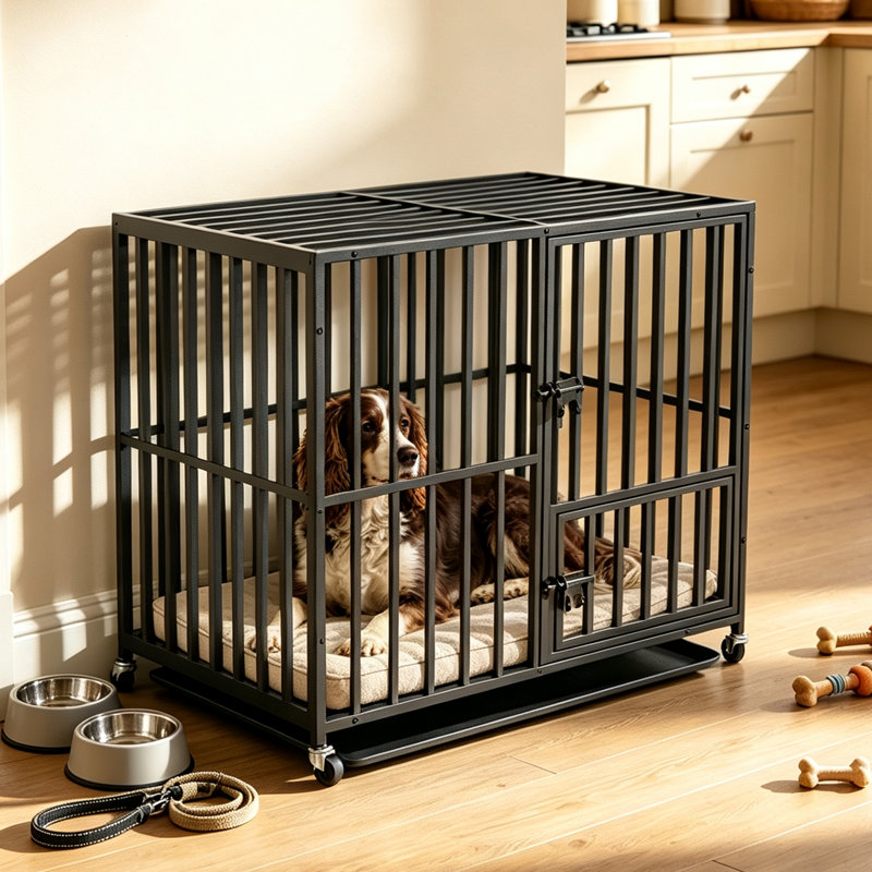 Cillian Pet Cage Crate, 82.5cm H x 95cm W x 58.5cm D