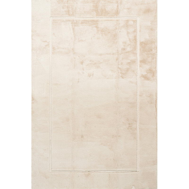 Nuloom Auralyn Solid Cloud Washable Area Rug, Rectangle 6' x 9'