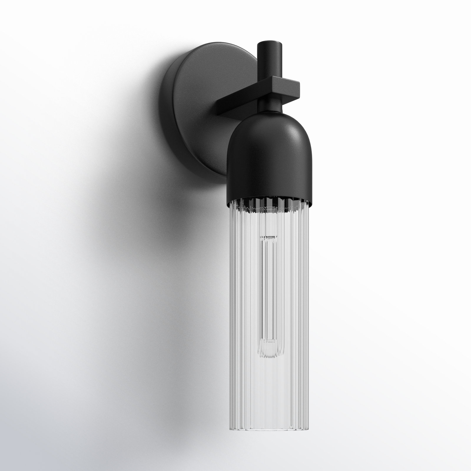 Morant Single Dimmable Vanity Light, Black