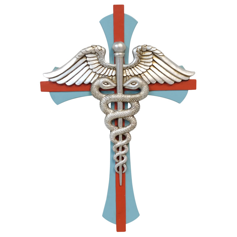 Turquoise Cross Wall Mount Towel Rack Hanger Turquoise Cross Wall Mount Towel Rack Hanger