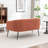Upholstered Faux Fur Loveseat-1108305445-1108305446