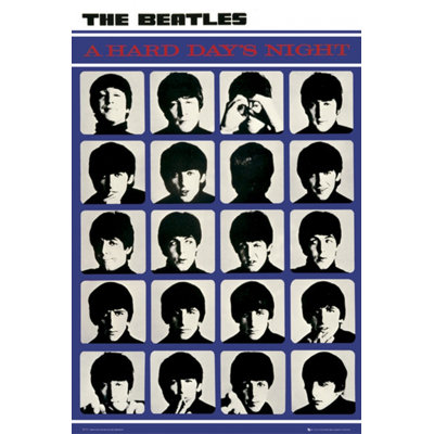 Rolled Poster The Bealtes A Hard Day's Night Print - Unframed Painting