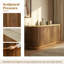 Buffet 63 "en diagonale cannelée avec rangement-129944457