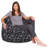 Bean Bag Chair for Kids, Teens, and Adults - Filled with Soft Beads, Includes Removable and Machine Washable Cover - Multiple Colors, Sizes and Fabrics including Soft Nylon & Canvas with Patterns-1782650931-1785356751