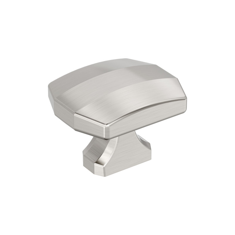 Bouton d'armoire Bellamy de 1-1 / 2 po (38 mm) de longueur, Nickel satiné