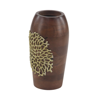 Vase de table décorative en bois côtier Petit Couli
