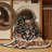 Machine Washable Persian Brown Area Rug-1692865369
