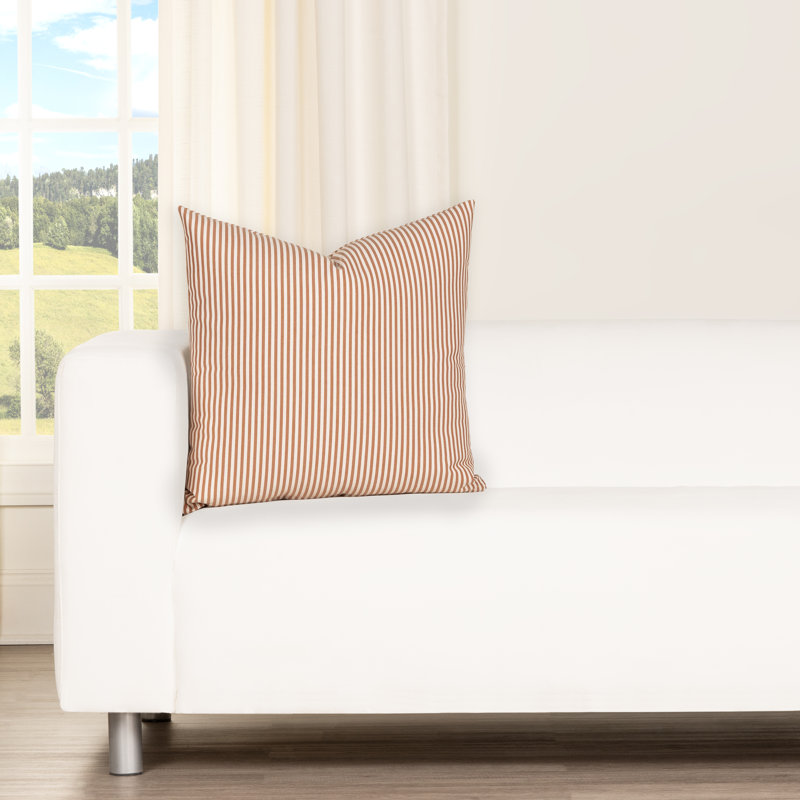 Coussin extérieur Sunbrella Refresh Adobe, Adobe, 18 po x 18 po, Bourre en polyester