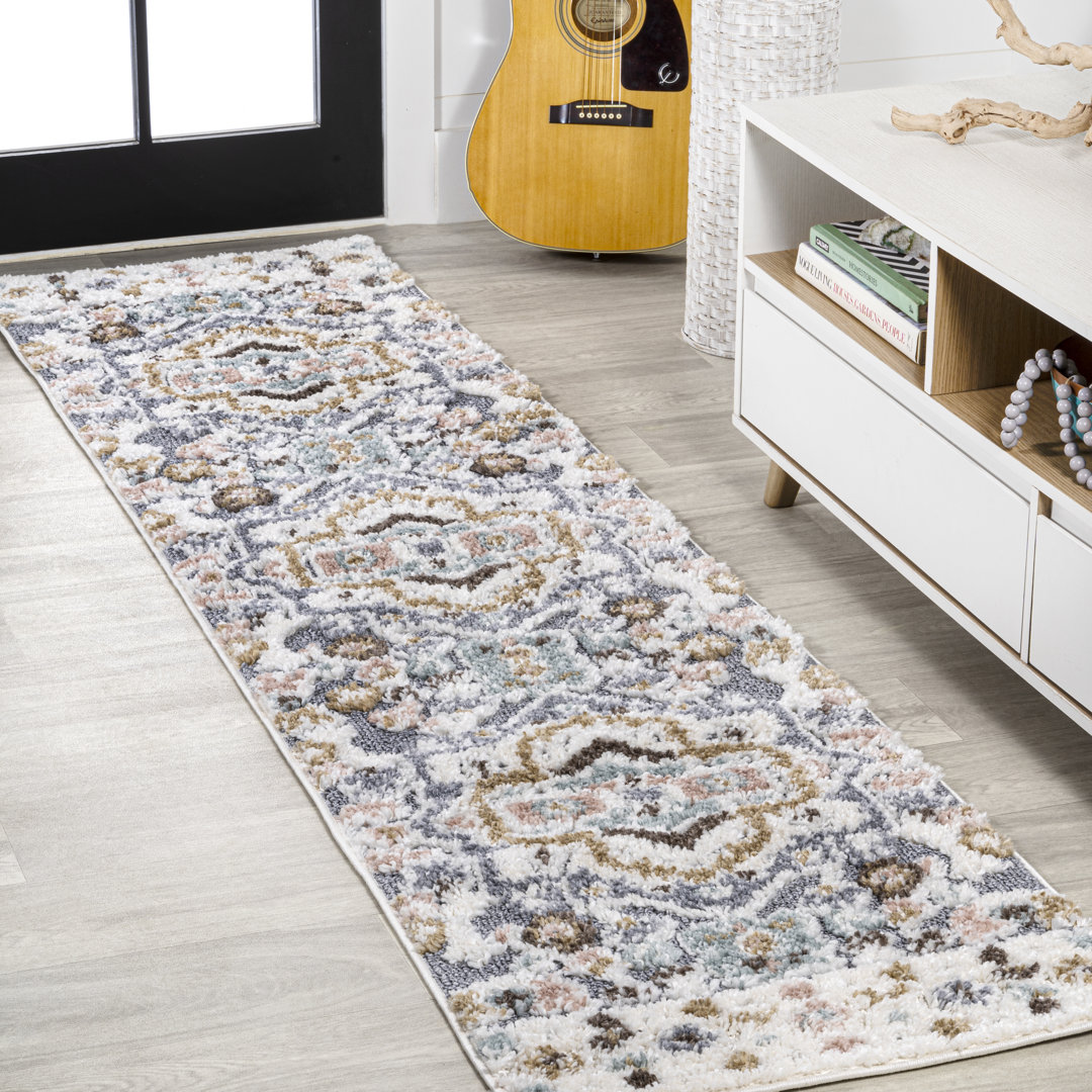 Klem Persian Medallion High-Low Multi Rug Langley Street® Rug 