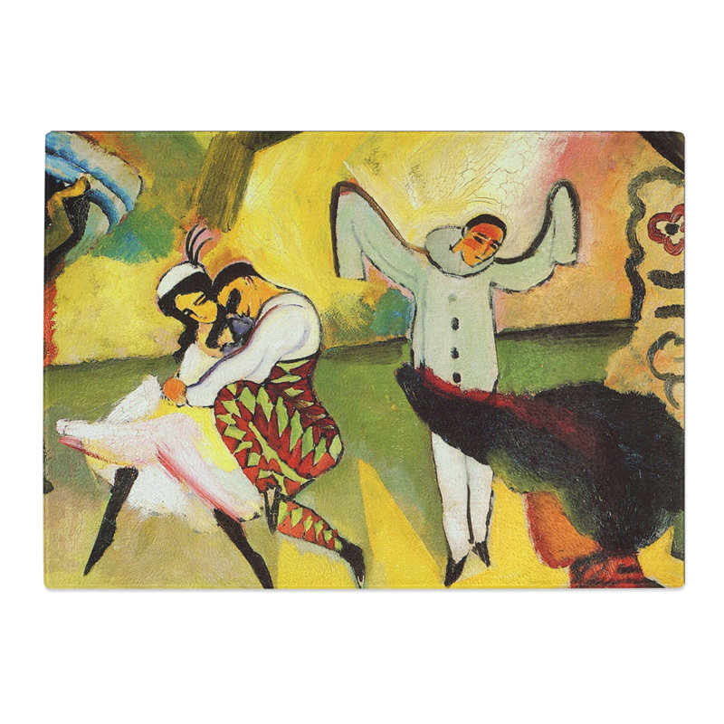 Russian Ballet by August Macke Chopping Board, 0.4cm H x 28.5cm W x 39cm L