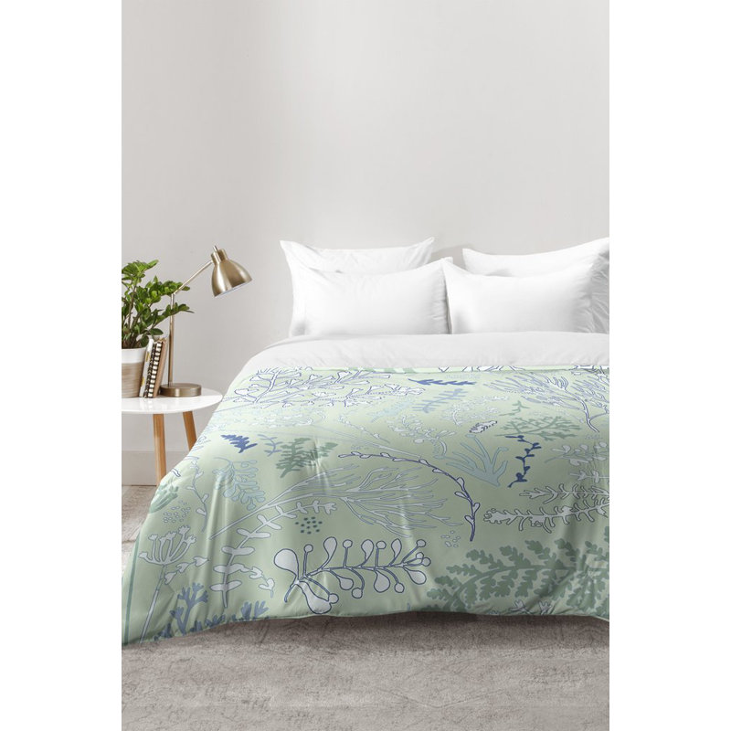 Ensemble d'édredon Monika Strigel Herbs and Ferns, Édredon pour lit simple TG + 1 taie décorative